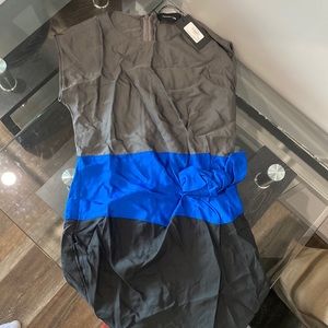 Derek Lam 3 Tone Dress with Bow Accent